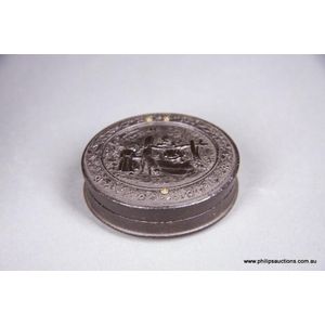 A Victorian daguerrotype in a Vulcanite box, circa 1860s, the…