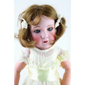 SFBJ Princess Elizabeth Jumeau bisque doll, flirty blue eyes,…