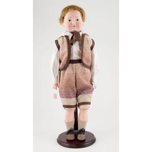 Armand Marseille bisque shoulder plate character boy doll all…