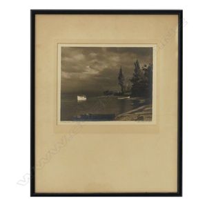 George Chance (1885-1963), 'Evening Light-Lake Taupo', camera…