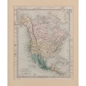 A collection of mounted lithographs, engravings and…