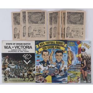 The Football Budget (WAFL): A range of issues from May 1968 to…