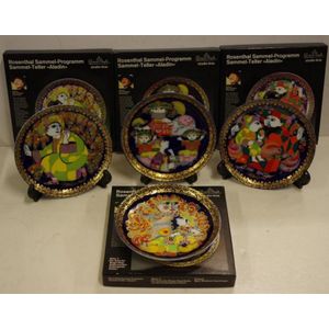 Four Rosenthal Studio line display plates, 16 cm diameter…