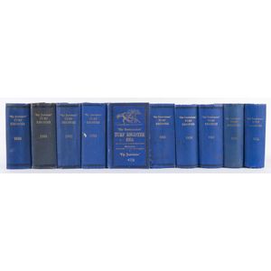 The Australasian Turf Register', 1930 - 1939 complete, (10…