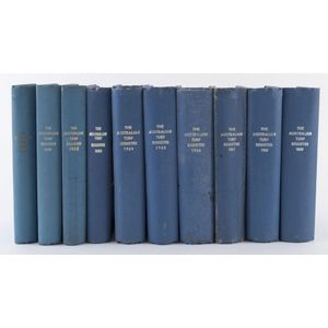 The Australian Turf Register' - 10 volumes: 1960 - 1969…