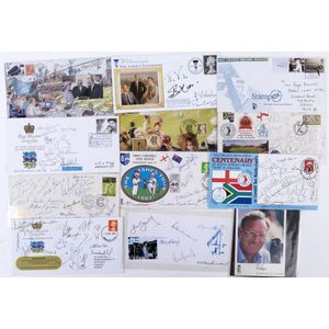 1987-2007 various signed envelopes, etc., mostly souvenirs of&hellip;