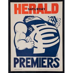 Carlton: 1981 original Weg Premiership poster. Good condition.…