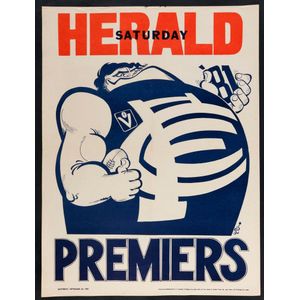 Carlton: 1982 original Weg posters, (2) both with slight paper…