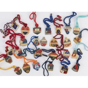 Melbourne Cricket Club: A collection of full membership fobs,…