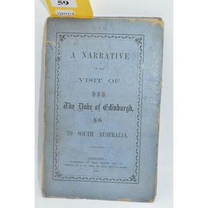 J.D Woods 'A Narrative of the Visit of H.R.H The Duke of…