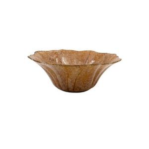 Crown Lynn Ambrico, Large flared bowl, in beige and brown&hellip;