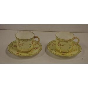 Échelle 1:12 17 pièces Royal Worcester Style Céramique Tea Set tumdee maison de poupées 156 