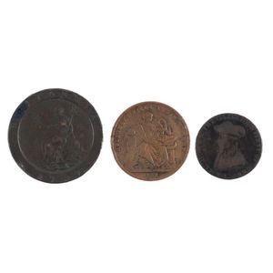 Coins: 1797 King George III 'Cartwheel' One Penny, a huge 28g…