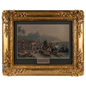 George Baxter (1804-1867), The Reception of the Rev. J.…
