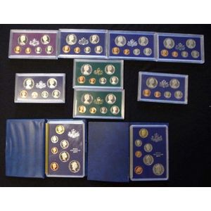 Ten Australian proof coin year sets 1977-1981, 2@ 1982, 1983,…