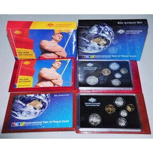 Two Royal Australian mint six coin proof sets 2007-Surf…