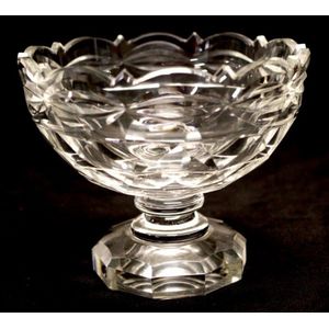 Georgian Crystal Footed Bowl (1890s) - British - Georgian - Glass