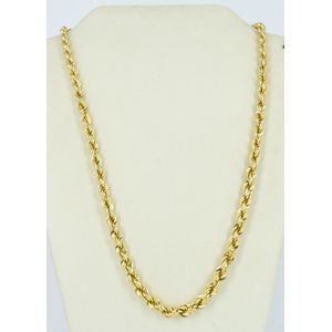 18ct Twisted Gold Necklace, 17.8g - Necklace/Chain - Jewellery