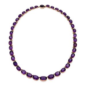 Amethyst necklace - price guide and values