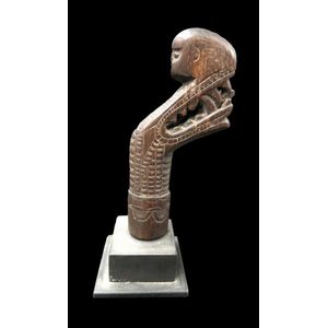 A betel crusher in the form of a human head, Sumba, Indonesia.…