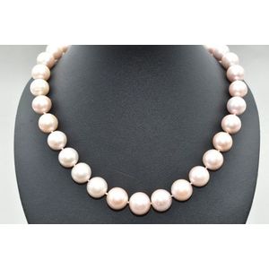 Rose Gold South Sea Pearl and Diamond Necklace - Necklace/Chain - Jewellery