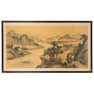 Original Yu Dong Shen Signed Water Color Horse high quality Motif