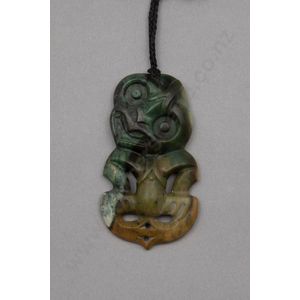 Pre-European and later Maori tiki made from greenstone / pounamu ...