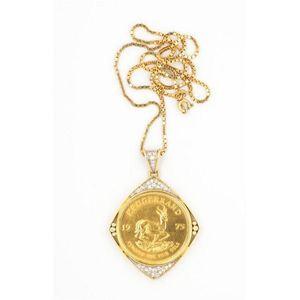 Kruger hot sale coin necklace