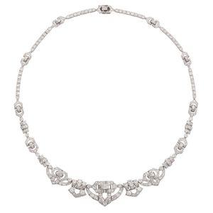 Art Deco necklaces and chains - price guide and values