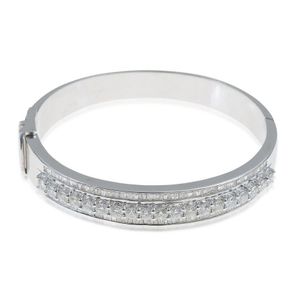 18ct White Gold Diamond Bangle with 1.90cts - Bracelets/Bangles - Jewellery