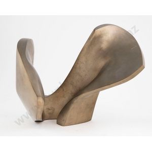 Tanya Ashken (b 1939), whale form (1988), bronze, ltd ed 3/12,…