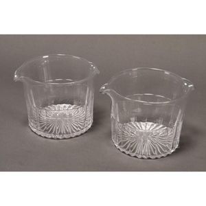 Pair of Regency double spout glass rinsers, c.1820, of&hellip;