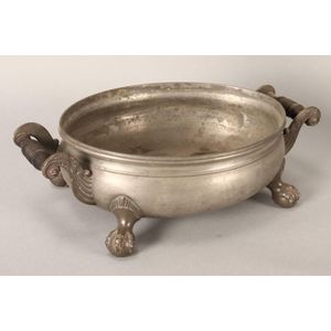 Large 19th century English pewter centrepiece, by Compton, of…