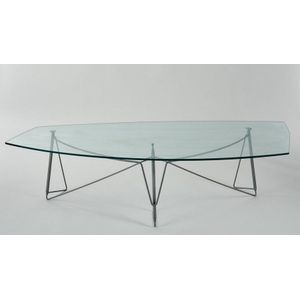 Asymmetrical Glass Coffee Table - Modern Design - New Zealand ...