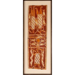 Mathaman Marika (1920-1970), Hunters and spirits, natural earth…