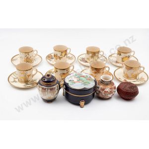 Small collection of Japanese Satsuma Ware comprising, a…