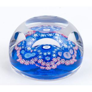 Whitefriars Queen Elizabeth II silver jubilee glass paperweight,…