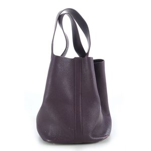 Hermes Picotin 33 TGM Clemence in Brown SHW, Luxury, Bags