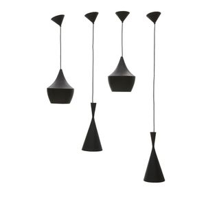 Tom Dixon pair of 'Beat Tall' ceiling lights & pair of 'Beat…