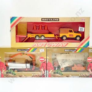 Britains Unimog Autoway - Massey Ferguson - Neuf Sous Blister