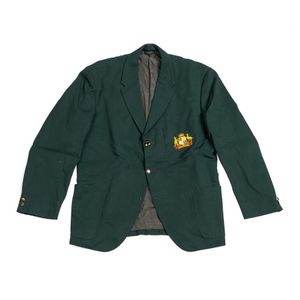 Rod Marsh's Australian test blazer, c1983, green wool, with…