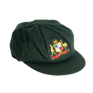 Rod Marsh's Australian 'Baggy Green' test cap, green wool,…