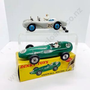 Vintage British Dinky Toys, models of racing cars - price guide