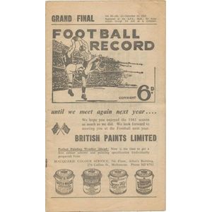 Afl Vfl Football Record Memorabilia Price Guide And Values Page 2