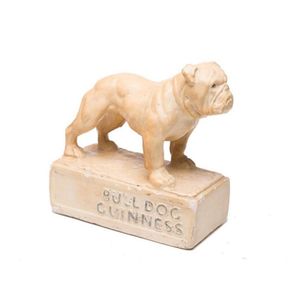 An original bulldog Guinness advertising figure, by repute of…