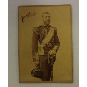 Signed photograph of Prince of Wales, C:1890, (Later King…