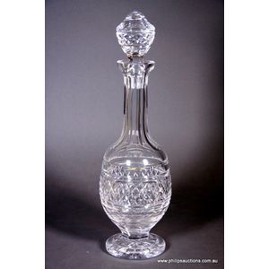 A fine Waterford decanter, circa 1974, 'Castletown' design…