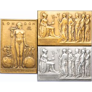E.Carter Preston British Empire exhibition 1924 silver medal…