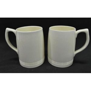 Wedgwood Glazed Mugs - Large Pair - Wedgwood - Ceramics