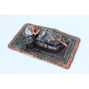 Wonderful Bergman erotic cold painted bronze, in the form of a…
